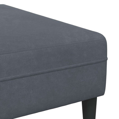 Velvet bank – Fluwelen zitbank – Sofa – Loungebank – 3-zits bank – Donkergroen – Stevig houten frame – Comfortabele schuimvulling
