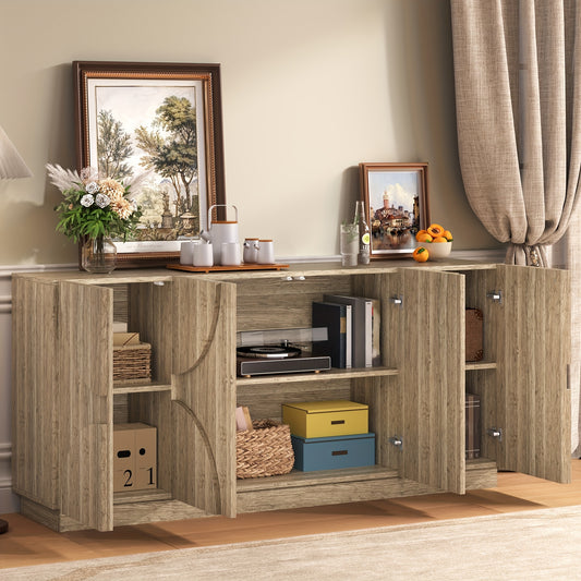 Halmeubel – Opbergkast – Schoenenkast – Wandmeubel – Kastje – Halfcirkelvormig Design – Pop-up Opbergruimte – Duurzaam Metaal – Natuurlijk Beige