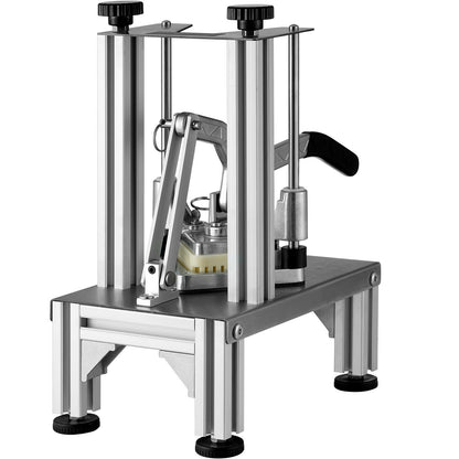 Groentesnijder – Groentesnijmachine – Frietsnijder – Fruit snijder – Dunschiller – 4 Wisselbare Messen – Roestvrijstaal & Aluminium – Ergonomisch Handvat