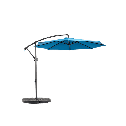 Grote Dubbelzijdige Parasol – Buitensparasoll – Tuinparasol – Terrasparasol – Zwembadparasol – 4,51 Meter Rechthoekig – Stalen Frame Met Crank