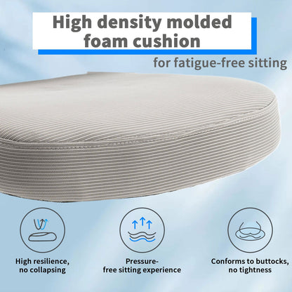 Ergonomic Office Chair, Desk Chair with Adjustable Headrest, Armrests, Lumbar Support, Swivel Chair, Rocker Function, Mesh Executive Chair, Back-Friendly, Office Chair 150 kg