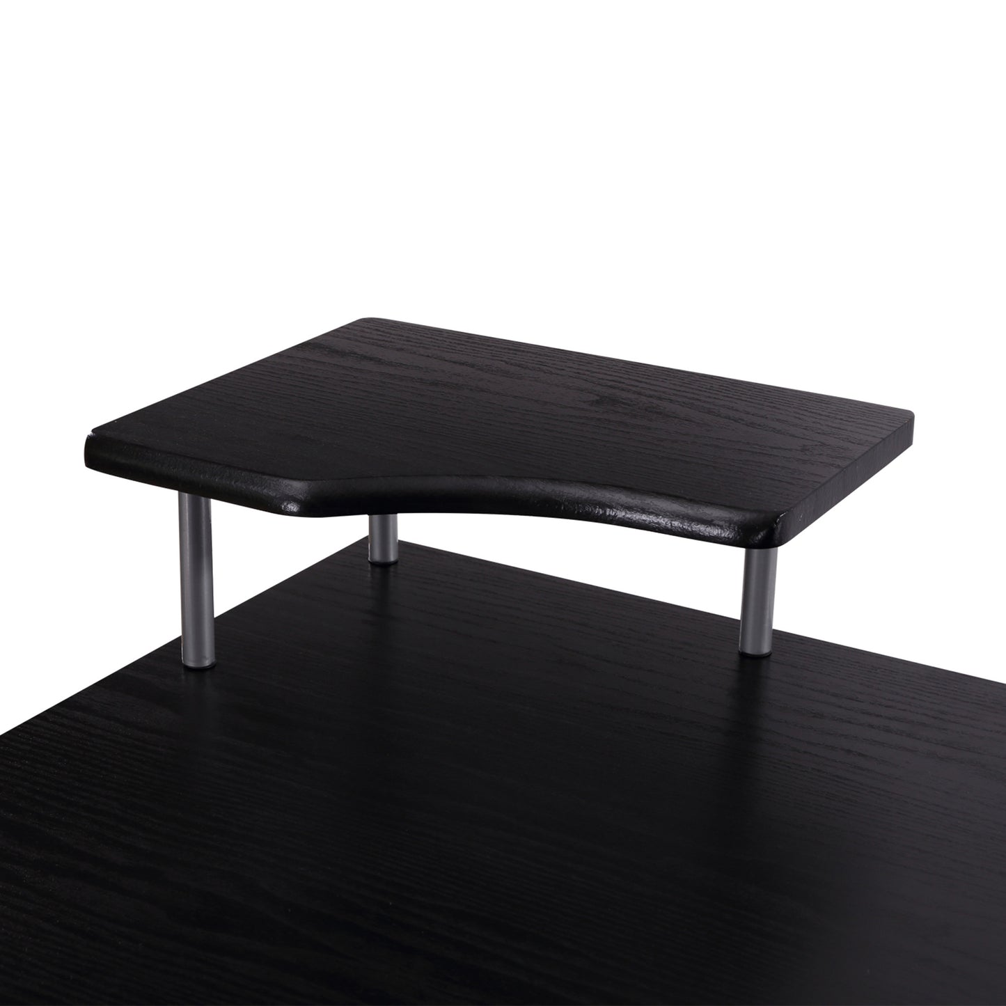 Computerbureau – Werkplek – Bureaustoel – Study Desk – Thuiswerkkantoor – Compact 152x60x88 cm – Stevig MDF en Metaal