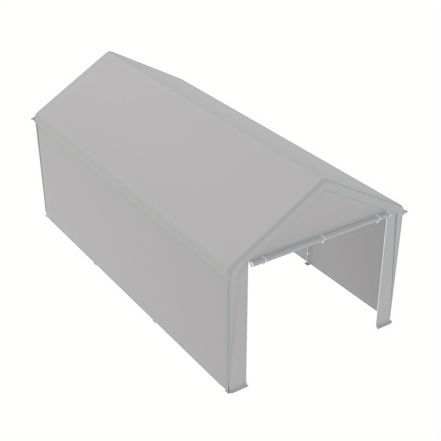 Overkapping Auto – Carport – Garage Tent – Buiten Tent – Schuilhok – 3x6 Meter – Stevig Gegalvaniseerd Stalen Frame – Waterafstotend PE Doek