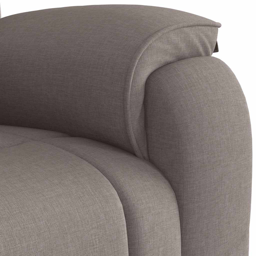Verstelbare Massagestoel – Massagestoel – Ergonomische Stoel – Relaxstoel – Thuismassage – Taupe – 6 Vibratiepunten – Handmatige Verstelling Tot 135°
