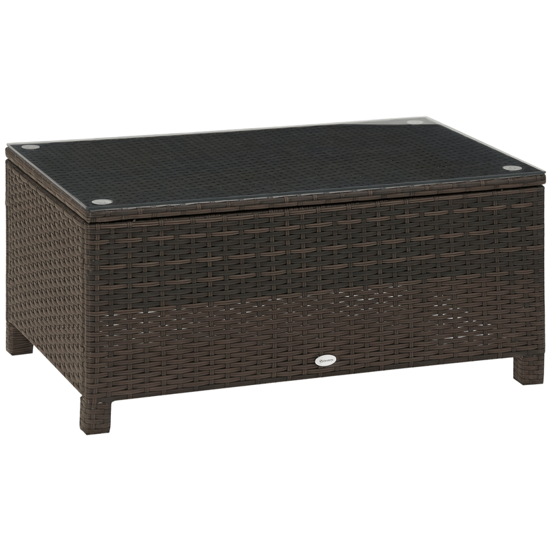 Ronde Tafel Buiten – Tuin Tafel – Bistro Tafel – Balkon Tafel – Terras Tafel – Weerbestendig Metaal – Compact & Onderhoudsvriendelijk