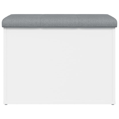Opbergbank – Zitbank – Schoenenbank – Opbergbank – Voetenbank – Compact 62x42x45 cm – Duurzaam Houtmateriaal – Wit Design