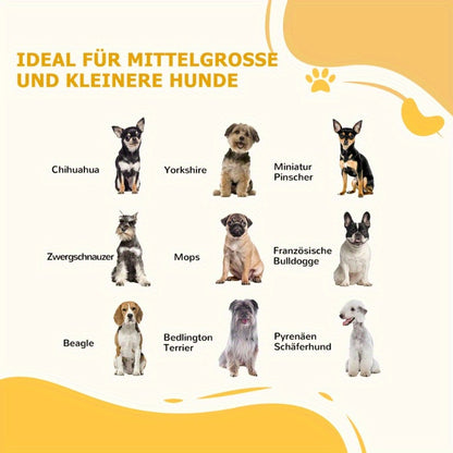 Hondenhek – Hondenbarrière – Traphekje – Huisdierenafzetting – Veiligheidshek – Inklapbaar – Ventilatienet – Weerbestendig – 154x30x80 cm – Stevige Constructie