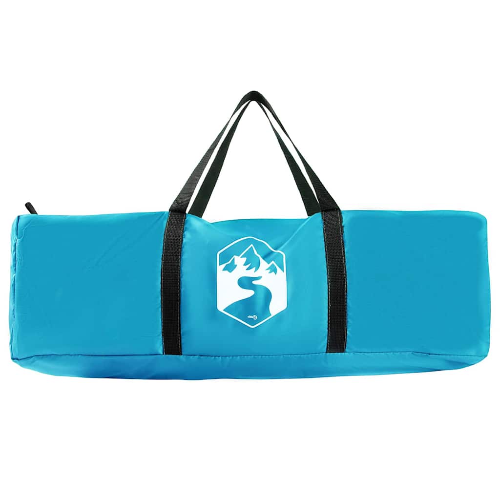 Tent – Kampeertent – Familietent – Outdoor Tent – Pop-up Tent – Waterdicht – Vlamvertragend – 6 Personen – Blauw – Met Rits – Ademend Mesh
