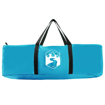 Tent – Kampeertent – Familietent – Outdoor Tent – Pop-up Tent – Waterdicht – Vlamvertragend – 6 Personen – Blauw – Met Rits – Ademend Mesh