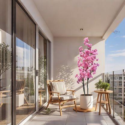 Kunstbloesemboom – Kunstboom – Nepboom – Bloesemboom – Sierboom – 180 cm Hoog – Realistische Zijde Bloemen – Onderhoudsvrij