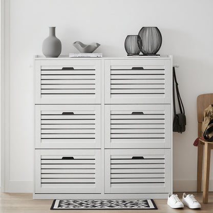 Keukenkast – Keukenbuffet – Dressoir – Opbergkast – Vitrinekast – MDF Beige – 4 Deuren Met 2 Glazen Deuren – Inclusief Lade 182,5 cm Hoog