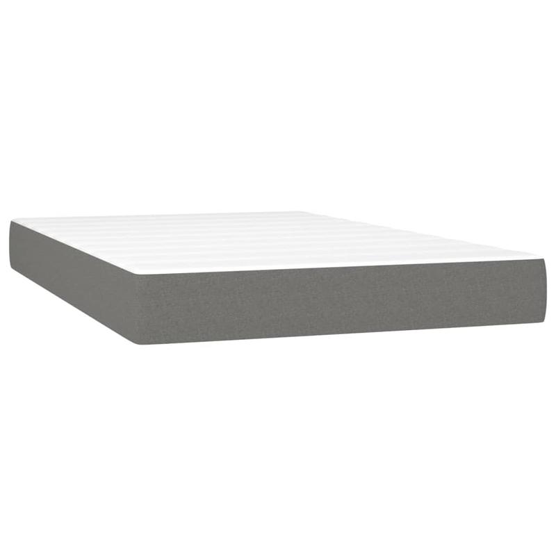 Boxspringbed – Boxspring – Bed – Bedframe – Bedbodem – Donkergrijs – Hardhouten Frame – Vlamvertragende Stof