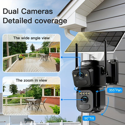 Draadloze Beveiligingscamera – IP Camera – Buiten Camera – Wifi Camera – Surveillance Camera – 360° Draaibaar – 1080p Full HD – PIR Mensherkenning – Tweeweg Audio – Sirene Alarm