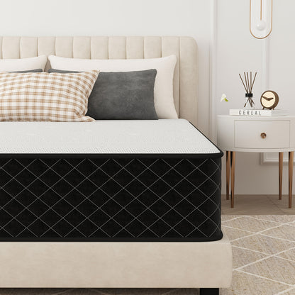 Pocketveringmatras – Matras – 7-Zone Matras – Orthopedisch Matras – Medium Stevig Matras – 135 x 190 cm – 20 cm Hoogte – Comfort Foamlaag – Ademend Polyesterhoes