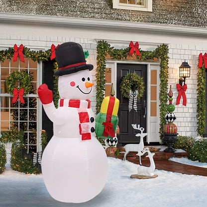Opblaasbare Sneeuwpop – Kerstsneeuwpop – Buitendecoratie – Winterfiguur – Tuindecoratie – 150 cm Hoog – Weerbestendig Polyester