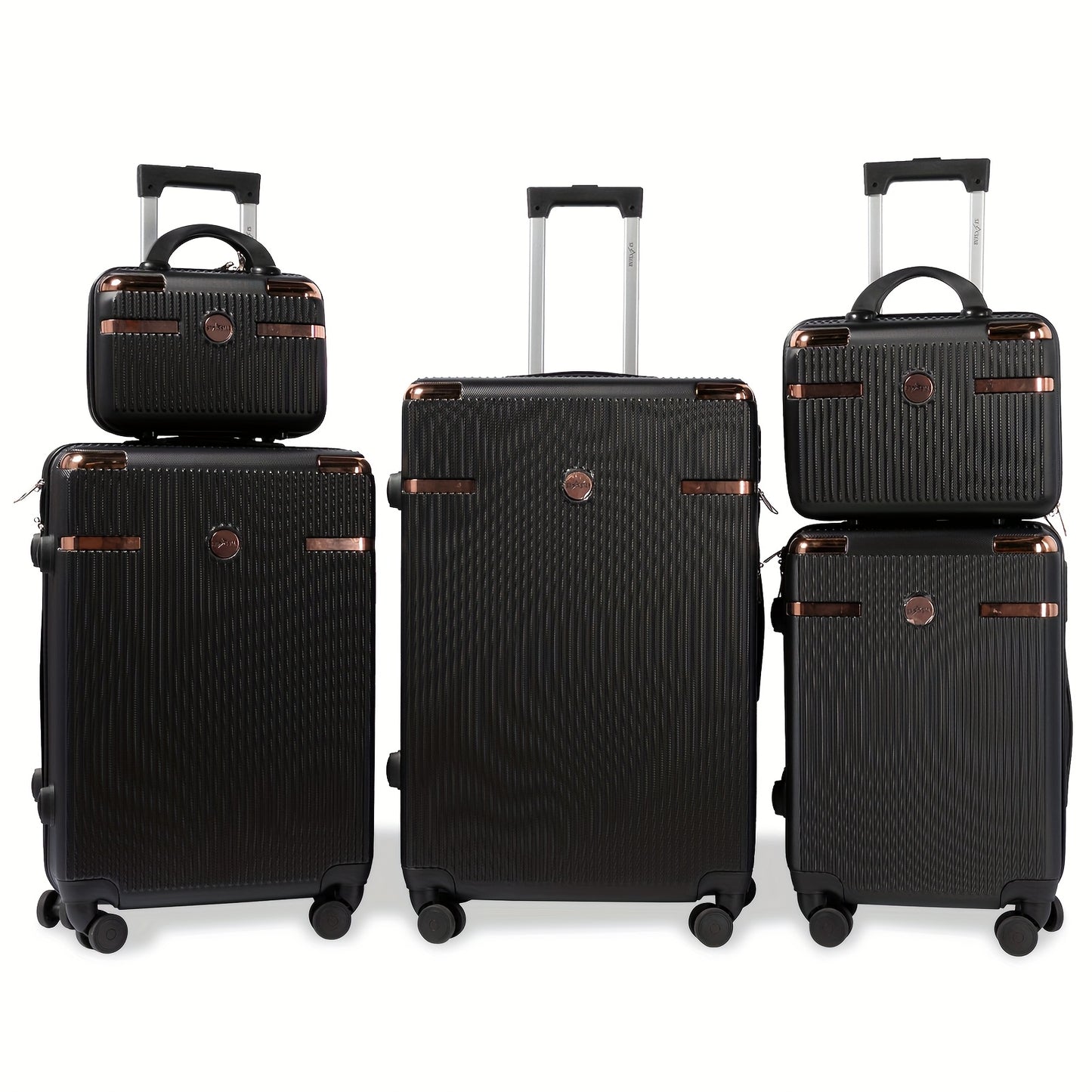 Koffer – Reiskoffer – Trolley – Valies – Handbagage – Hardschalen ABS – Verstelbare Aluminium Handgreep
