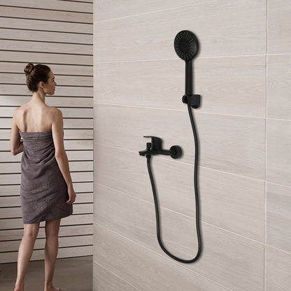 Doucheset – Douchekraan – Mengkraan – Handdouche – Douchegarnituur – Messing & RVS – 150 cm Flexibele Slang