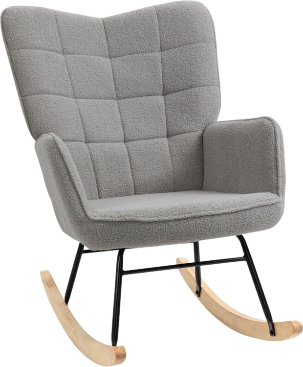 Rocking chair - Chairs - Furniture - Relax armchair - Grey