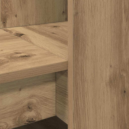 Bureau – Schrijftafel – Computertafel – Werktafel – Kantoortafel – Artisan Eiken Kleur – Krasbestendig Hout – Veel Opbergruimte