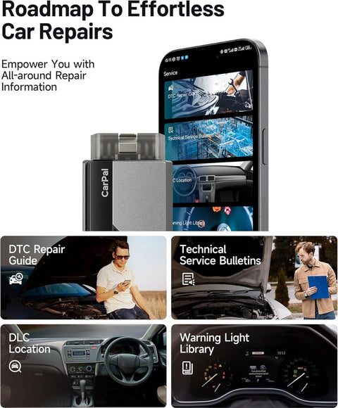 OBD2 Scanner - OBD - Uitleesapparatuur - Diagnose apparatuur voor auto's - Diagnosecomputer - Storing Verwijderen - Motorstoring - Auto Accessoires - Auto Uitlezen - Grijs