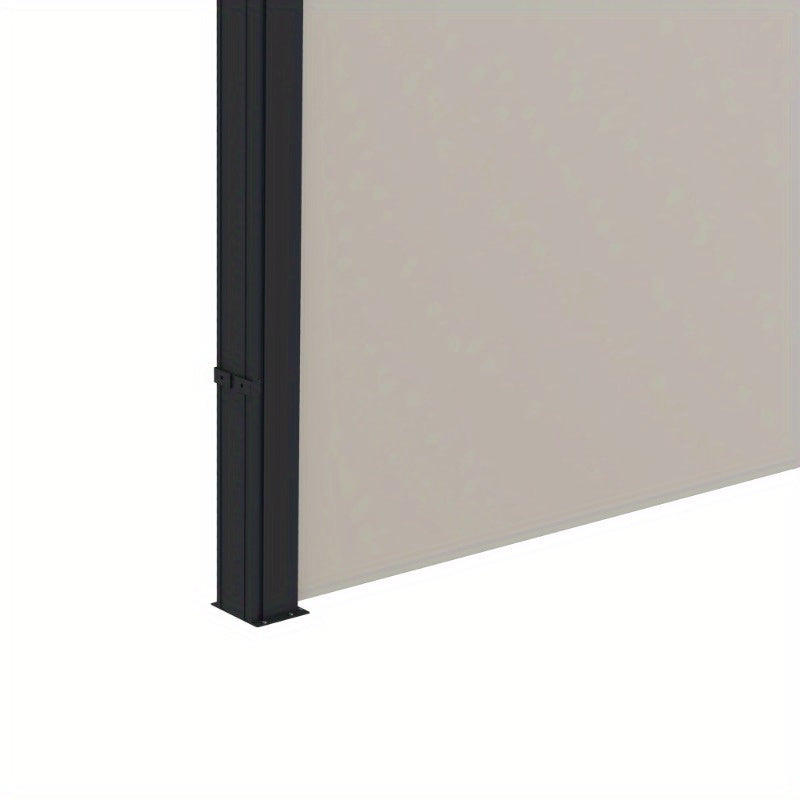 Zonnescherm – Zijscherm – Uitbreidbaar Scherm – Buitenprivacy – Zonwering – 300x140 cm – UV Bescherming – Windbestendig Metaal