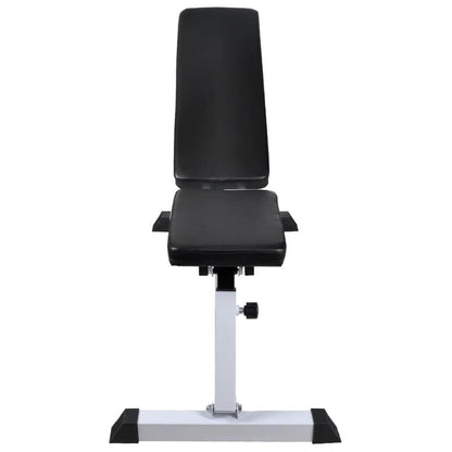 Halterschijfenset – Halterset – Dumbbellset – Gewichtenset – Trainingsset – Compleet 60,5 kg – Verstelbare Trainingsbank – Stevig Stalen Ontwerp