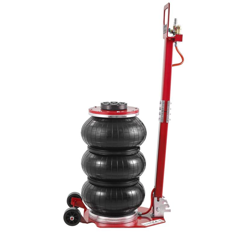 3-Ton Pneumatische Hevel – Luchtjack – Airjack – Pneumatische Krik – Autokrik – Drievoudige Luchtkussens – Verstelbare Hendel – Snel Heffen Tot 45 cm