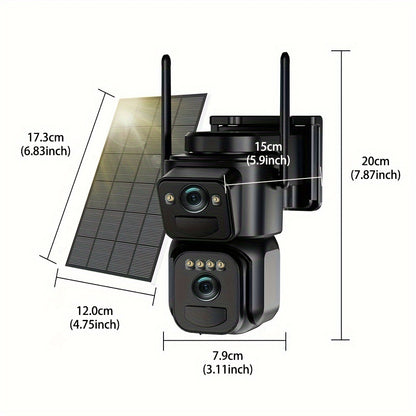 Beveiligingscamera – Camerabewaking – Buitencamera – Draadloze Camera – IP Camera – 1080p Full HD – PIR Bewegingssensor & Kleurennachtzicht