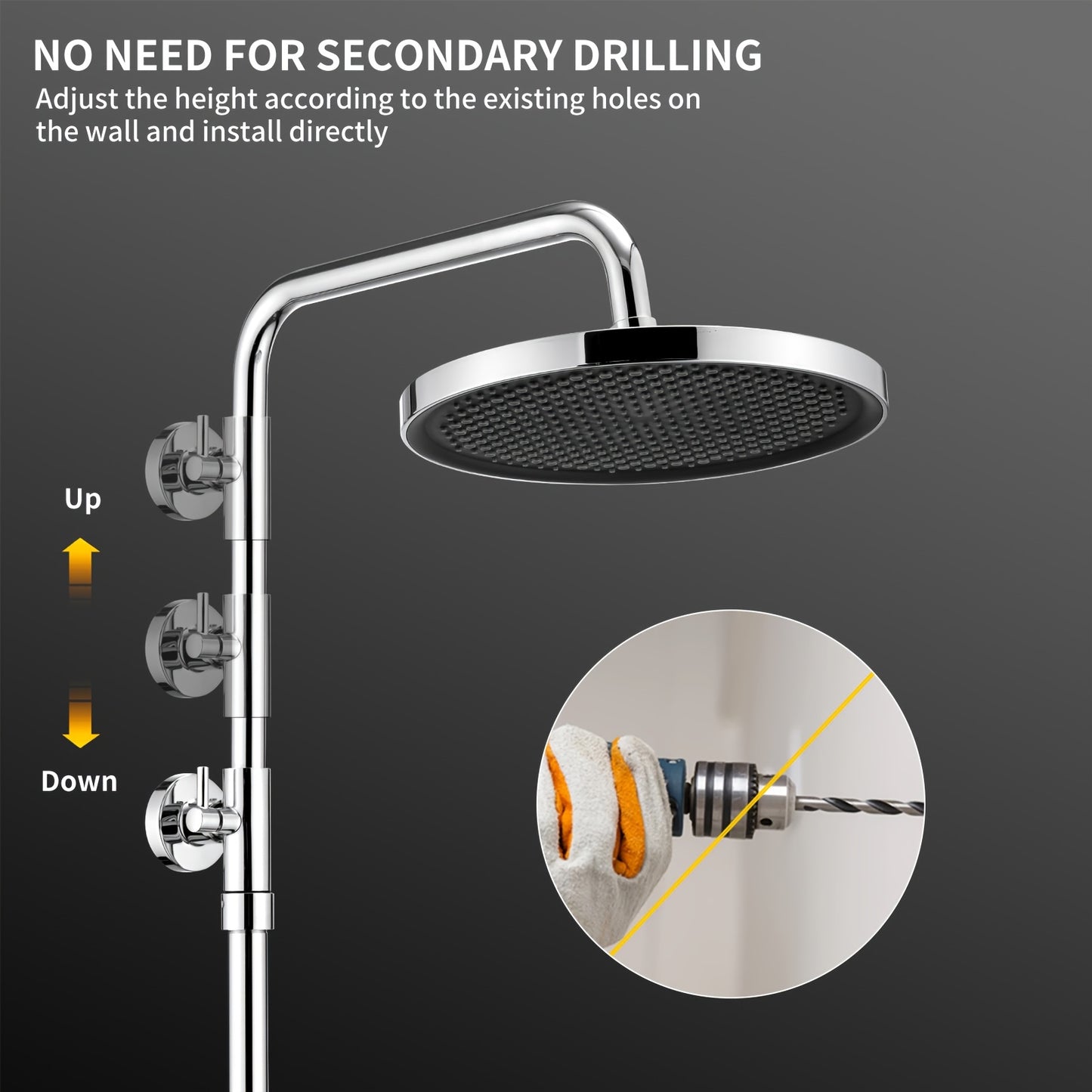 High-Quality Shower System Traditional Constant Temperature Shower Head Set