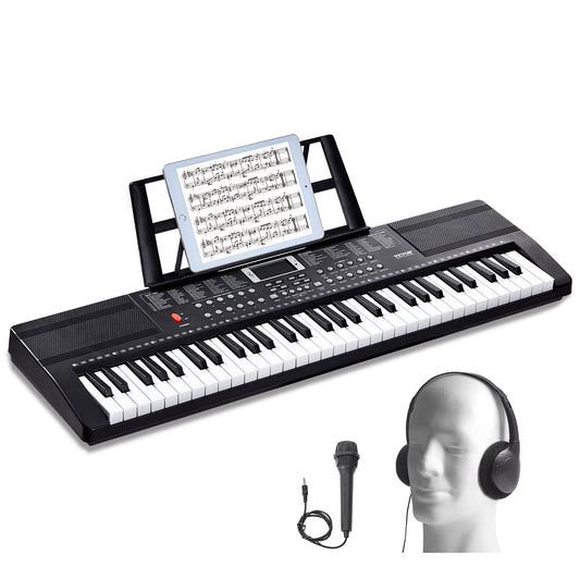Keyboard – Toetsenbord – Digitale Piano – Keyboard Piano – Elektronisch Toetseninstrument – 61 Toetsen – 200 Klanken & 200 Ritmes