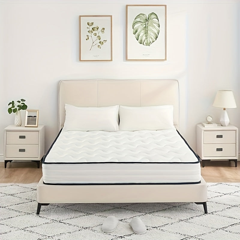 140 x 200cm mattress, 7 zone pocket spring mattress, 21cm height, H3 hardness, comfort spring mattress with foam and microfiber cover