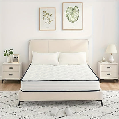 140 x 200cm mattress, 7 zone pocket spring mattress, 21cm height, H3 hardness, comfort spring mattress with foam and microfiber cover