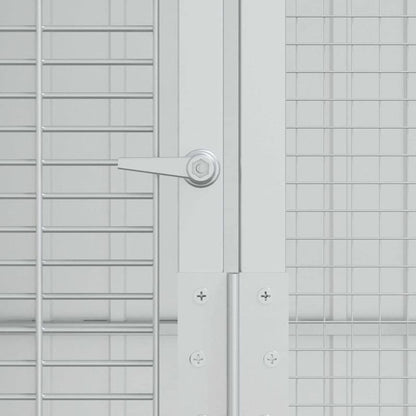 Vogelkooi – Vogelvolière – Papegaai Kooi – Exotenkooi – Buitenkooi – Gegalvaniseerd Staal – Roestbestendige Coating – 215x310x247 cm – Robuuste Constructie – Geschikt Voor Buitengebruik