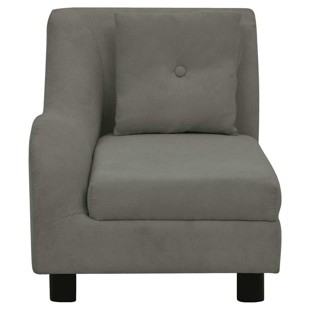 Hondenmand – Huisdiersofa – Dierenbed – Kattenmand – Donkergrijs – Stevig Houten Frame – Wasbare Polyester Bekleding