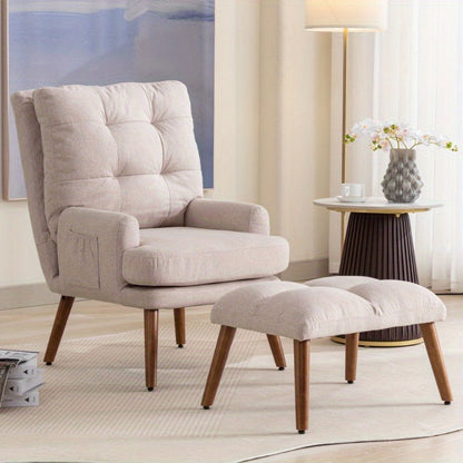 Fauteuil – Relaxfauteuil – Lounge Stoel – Verstelbare Stoel – Zitstoel – Met 5-standen Rugleuning – Ergonomisch Metalen Frame – Comfortabel Gewatteerd Zitkussen