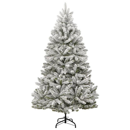 Kerstboom – Kunstkerstboom – Dennenboom – Kunstboom – Inklapbare Boom – 240 cm Hoog – Realistisch Besneeuwd Effect – Stevige Metalen Standaard