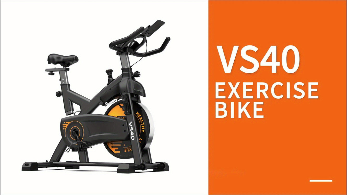 MettleMatic VS40 Exercise Bike Designed for the Whole Family, Magnetic Ergometer, 300W Torque, Large Tablet Holder, Max Load 150kg