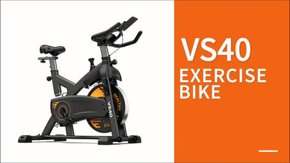 MettleMatic VS40 Exercise Bike Designed for the Whole Family, Magnetic Ergometer, 300W Torque, Large Tablet Holder, Max Load 150kg