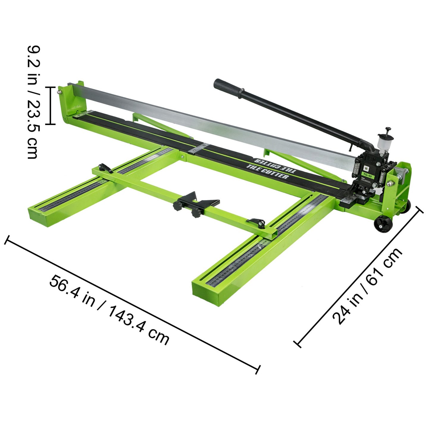 Tegelknipper – Tegelsnijder – Tegelsnijmachine – Handmatige Tegelknipper – Keramische Tegelknipper – Stalen Frame – Lasergeleider & Extra Snijwieltje