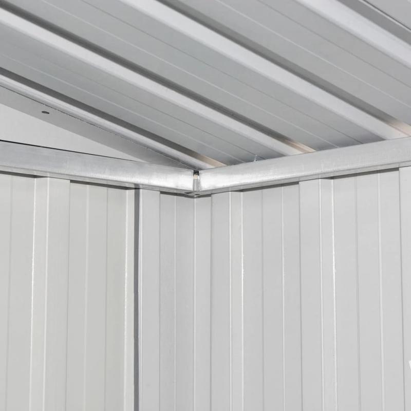 Tuinberging – Tuinhuisje – Tuinschuur – Berging – Opslagruimte – Staal – 257x205x178 cm – Bruin – Weerbestendig – Ruim