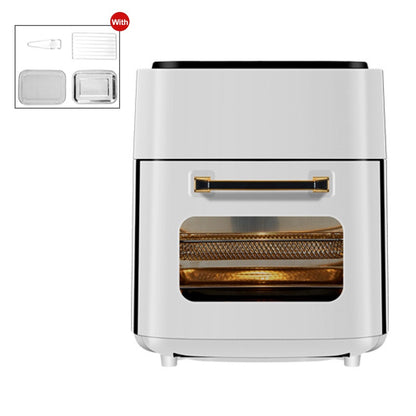 Airfryer – Heteluchtfriteuse – Elektrische Oven – Airfryer Oven – Gezond Koken – 15L Groot – 360° Luchtcirculatie – 6 Kookstanden – Oververhittingsbeveiliging – Wit