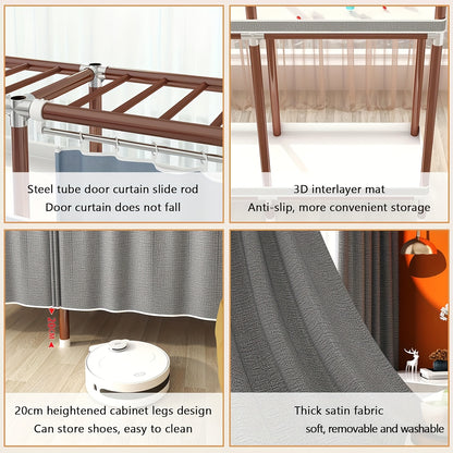 Kledingrek Extra Groot – Kledinghanger – Garderoberek – Kledingkast – Opslagrek – Modulair Carbon Stalen Frame – Ruimtebesparend – Tool-Free Montage