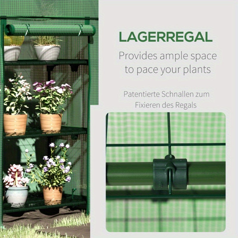 Metalen Plantenhanger – Bloemhouder – Plantenstandaard – Hangpot Houder – Groene Plantenhanger – Duurzaam Metaal – Ruimtebesparend Design