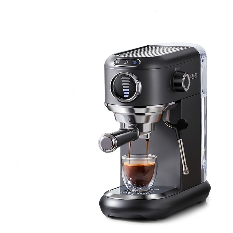 Espressomachine – Koffiemachine – Latte Maker – Cappuccinomachine – Halfautomaat – Roestvrij Stalen Behuizing – 7-instelbare Watervolume Controle