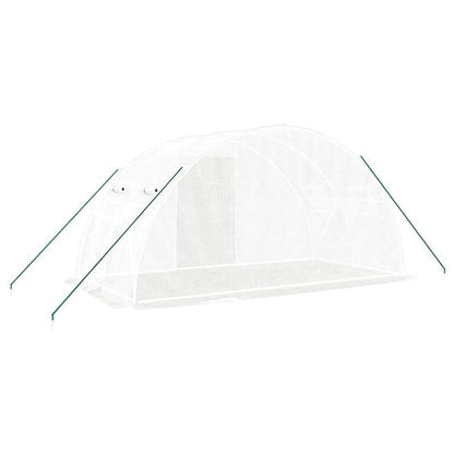Kweekkas – Serre – Plantenkas – Groentekas – Tuinkas – Wit Stalen Frame – 8 m² Oppervlakte – 4x2x2 Meter Groot