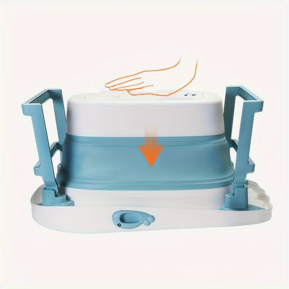 3-in-1 Badkuip – Draagbare Badkuip – Vouwbare Badkuip – Vrijstaande Badkuip – Spa Badkuip – Lichtgewicht PVC – Geïntegreerde Afvoerkraan – Compact & Ruim - 85,3x55,5x43,7 cm