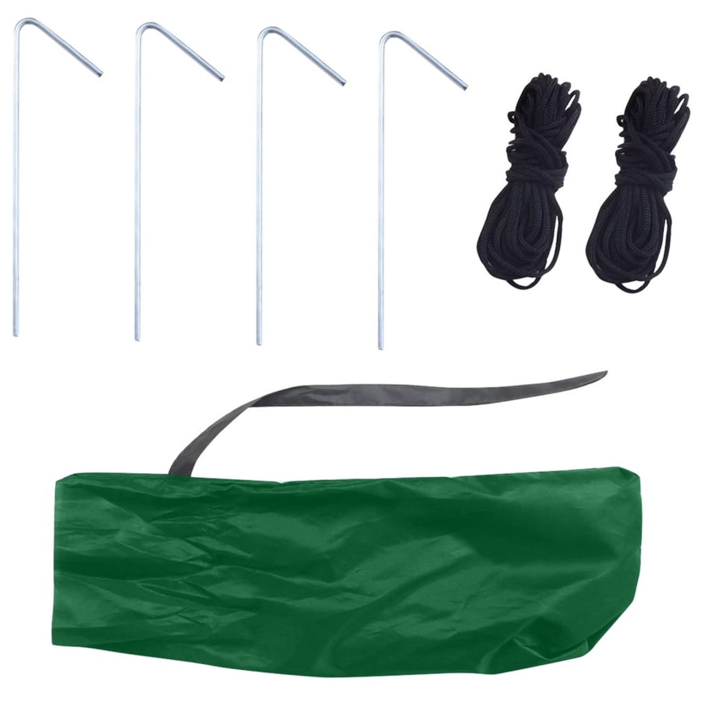Parasoldoek – Parasolhoes – Parasolkap – Zonnescherm – Vervangingshoes – Visparasol Groen – 300x240 cm – Opvouwbaar & Lichtgewicht