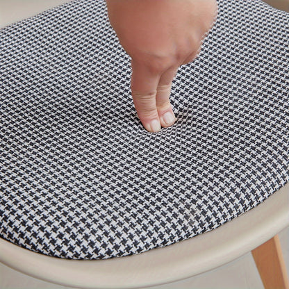 Scandinavische Eetkamerstoelen – Eetkamerstoelen – Stoelen Set – Keukenstoelen – Armloze Stoelen – Set van 6 – Beukenhouten Poten – Linnen Bekleding