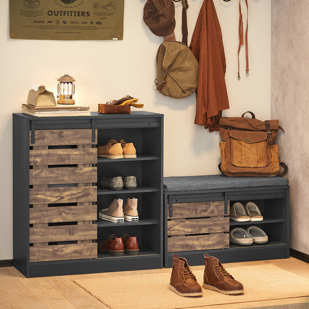 Kast – Ladekast – Opbergkast – Dressoir – Ladenkast – Wit – 5 Lades – Compact 74x40x91 cm