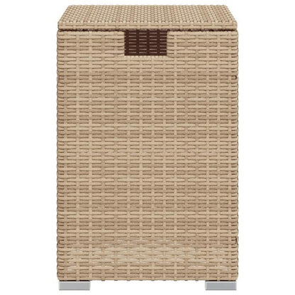 Gasfleshoes – Gasflesbescherming – Camping Gaskoker – Outdoor Gasfles Tafel – Beige – Duurzaam Resin Materiaal – Compact 40x40x60 cm